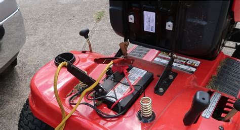how to charge a push lawn mower battery